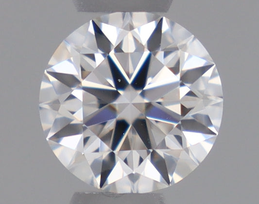 Natural Mined ROUND Diamond - 0.26 Carats, D Color, VVS1 Clarity - Timeless Beauty and Exceptional Brilliance - GIA Certified
