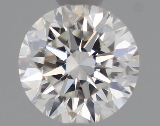 Natural Mined ROUND Diamond - 0.45 Carats, I Color, VVS2 Clarity - Timeless Beauty and Exceptional Brilliance - GIA Certified