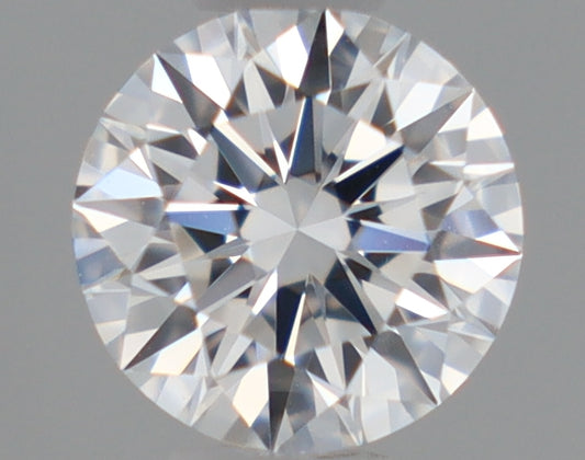Natural Mined ROUND Diamond - 0.31 Carats, D Color, VVS2 Clarity - Timeless Beauty and Exceptional Brilliance - GIA Certified