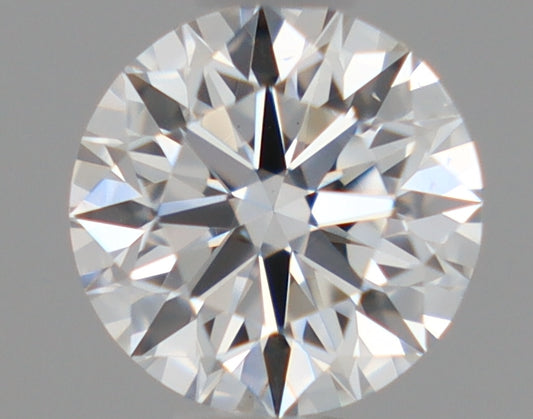 Natural Mined ROUND Diamond - 0.4 Carats, F Color, VS1 Clarity - Timeless Beauty and Exceptional Brilliance - GIA Certified