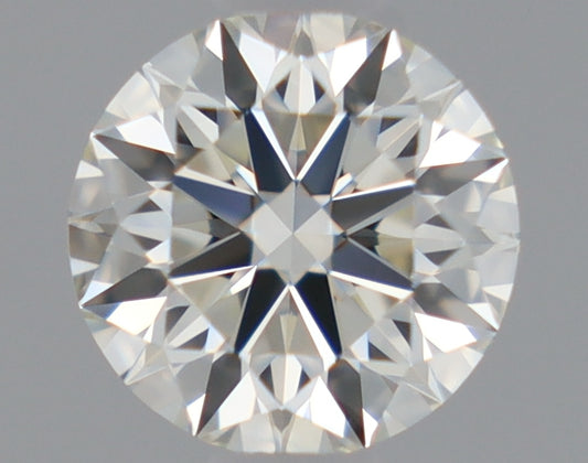 Natural Mined ROUND Diamond - 0.45 Carats, J Color, VVS2 Clarity - Timeless Beauty and Exceptional Brilliance - IGI Certified