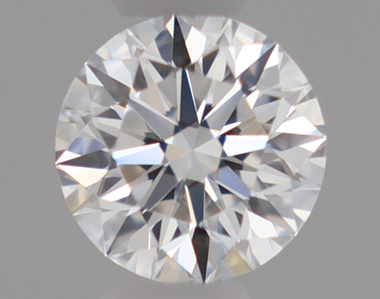 Natural Mined ROUND Diamond - 0.26 Carats, D Color, IF Clarity - Timeless Beauty and Exceptional Brilliance - GIA Certified