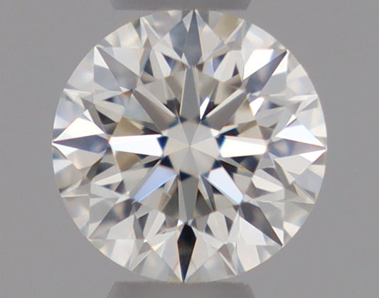 Natural Mined ROUND Diamond - 0.27 Carats, I Color, VVS1 Clarity - Timeless Beauty and Exceptional Brilliance - GIA Certified