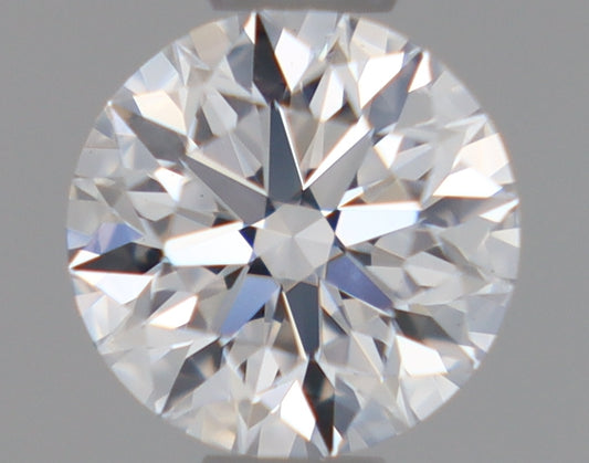Natural Mined ROUND Diamond - 0.53 Carats, D Color, VS2 Clarity - Timeless Beauty and Exceptional Brilliance - GIA Certified