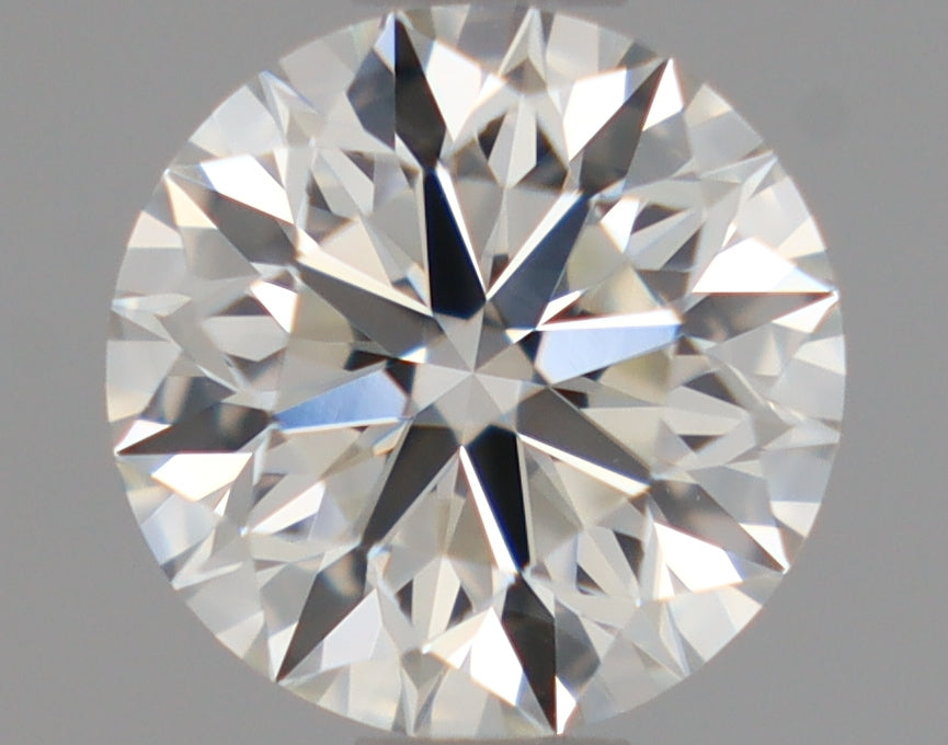 Natural Mined ROUND Diamond - 0.65 Carats, J Color, VVS2 Clarity - Timeless Beauty and Exceptional Brilliance - GIA Certified