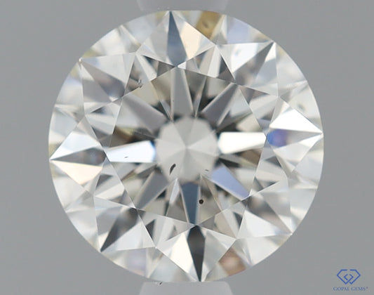 Natural Mined ROUND Diamond - 0.91 Carats, J Color, VS2 Clarity - Timeless Beauty and Exceptional Brilliance - GIA Certified
