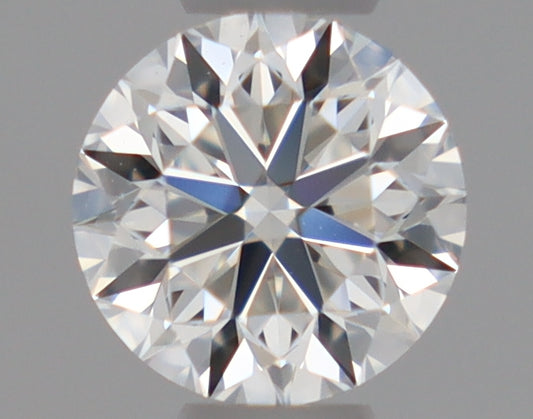 Natural Mined ROUND Diamond - 0.3 Carats, H Color, VVS1 Clarity - Timeless Beauty and Exceptional Brilliance - GIA Certified