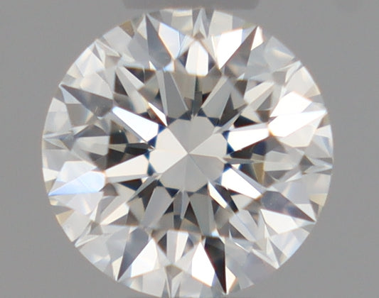 Natural Mined ROUND Diamond - 0.36 Carats, H Color, VS1 Clarity - Timeless Beauty and Exceptional Brilliance - GIA Certified