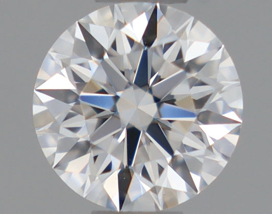 Natural Mined ROUND Diamond - 0.37 Carats, D Color, VVS1 Clarity - Timeless Beauty and Exceptional Brilliance - GIA Certified
