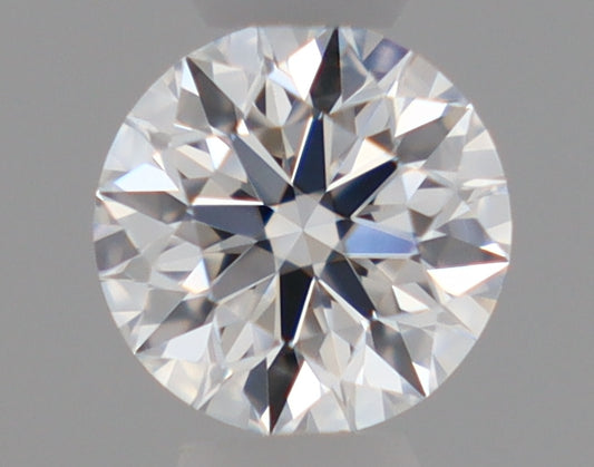Natural Mined ROUND Diamond - 0.24 Carats, E Color, VVS2 Clarity - Timeless Beauty and Exceptional Brilliance - GIA Certified