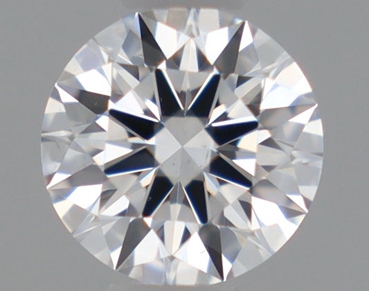Natural Mined ROUND Diamond - 0.3 Carats, D Color, VS2 Clarity - Timeless Beauty and Exceptional Brilliance - GIA Certified