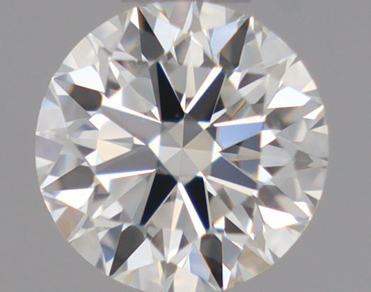 Natural Mined ROUND Diamond - 0.4 Carats, I Color, VS2 Clarity - Timeless Beauty and Exceptional Brilliance - GIA Certified