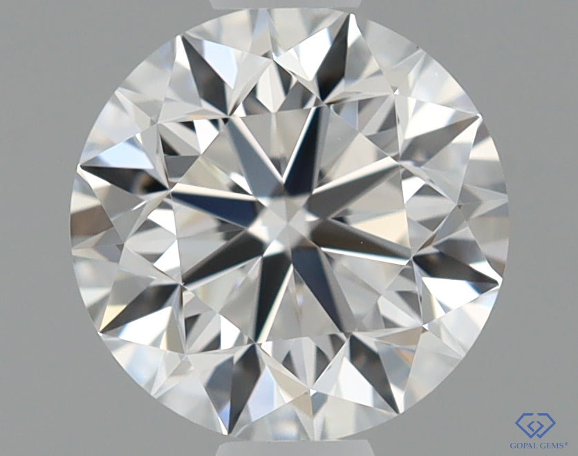 Natural Mined ROUND Diamond - 0.7 Carats, E Color, VVS1 Clarity - Timeless Beauty and Exceptional Brilliance - GIA Certified