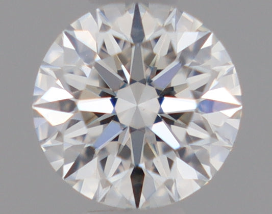 Natural Mined ROUND Diamond - 0.32 Carats, F Color, VS2 Clarity - Timeless Beauty and Exceptional Brilliance - GIA Certified