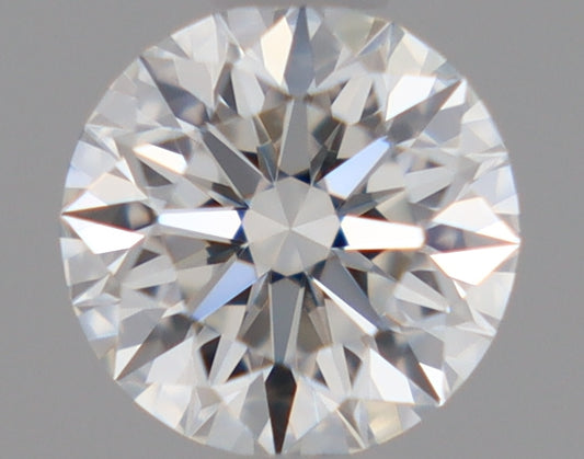 Natural Mined ROUND Diamond - 0.41 Carats, F Color, VS1 Clarity - Timeless Beauty and Exceptional Brilliance - GIA Certified