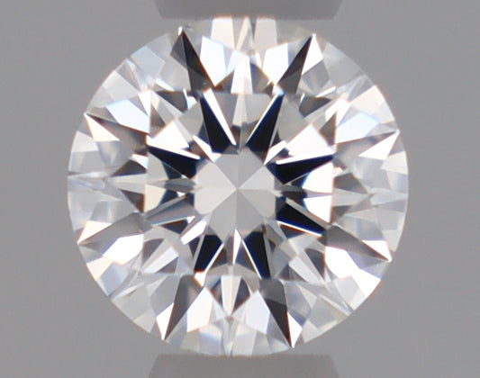 Natural Mined ROUND Diamond - 0.24 Carats, E Color, VVS1 Clarity - Timeless Beauty and Exceptional Brilliance - GIA Certified