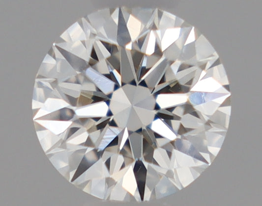 Natural Mined ROUND Diamond - 0.3 Carats, H Color, VVS2 Clarity - Timeless Beauty and Exceptional Brilliance - GIA Certified