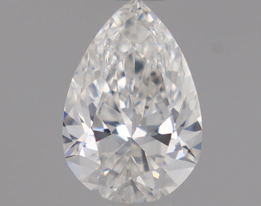Natural Mined PEAR Diamond - 0.52 Carats, F Color, VS2 Clarity - Timeless Beauty and Exceptional Brilliance - GIA Certified