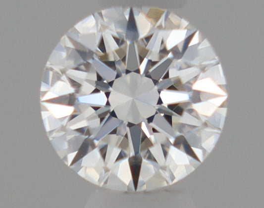 Natural Mined ROUND Diamond - 0.24 Carats, F Color, VVS1 Clarity - Timeless Beauty and Exceptional Brilliance - GIA Certified