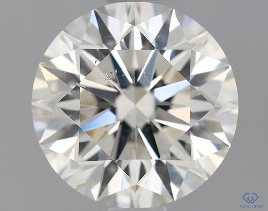 Natural Mined ROUND Diamond - 1.11 Carats, K Color, SI1 Clarity - Timeless Beauty and Exceptional Brilliance - GIA Certified