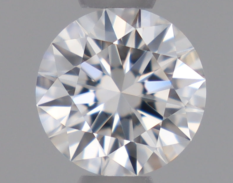 Natural Mined ROUND Diamond - 0.4 Carats, D Color, VVS2 Clarity - Timeless Beauty and Exceptional Brilliance - GIA Certified