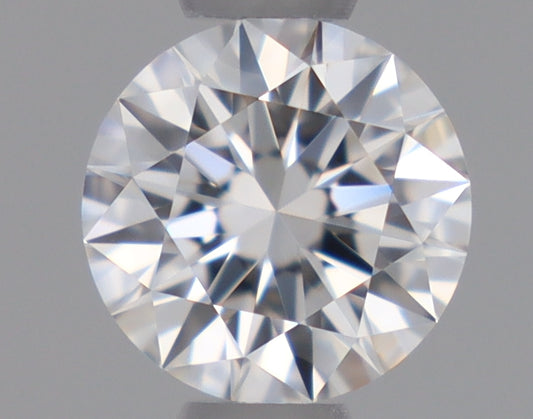 Natural Mined ROUND Diamond - 0.4 Carats, D Color, VVS2 Clarity - Timeless Beauty and Exceptional Brilliance - GIA Certified