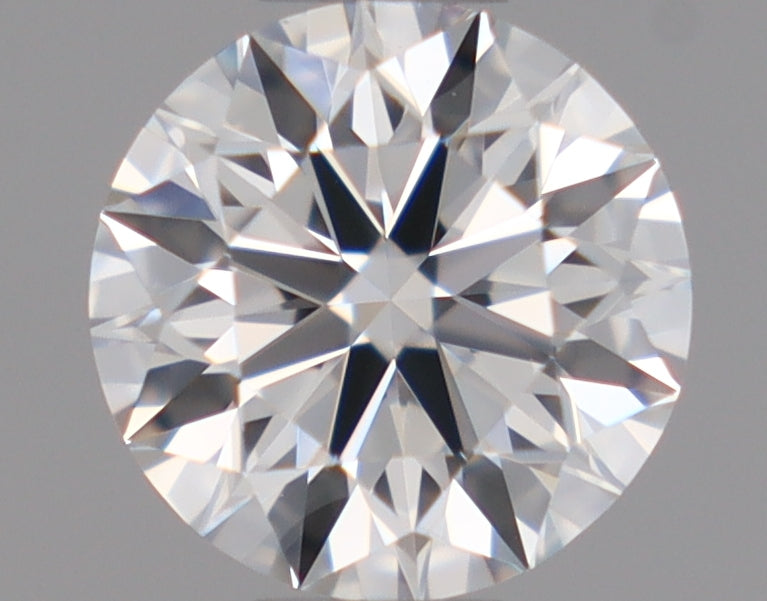 Natural Mined ROUND Diamond - 0.46 Carats, F Color, VVS2 Clarity - Timeless Beauty and Exceptional Brilliance - GIA Certified