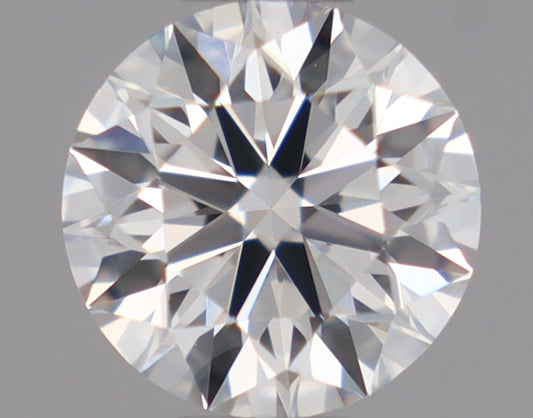 Natural Mined ROUND Diamond - 0.46 Carats, F Color, VVS2 Clarity - Timeless Beauty and Exceptional Brilliance - GIA Certified