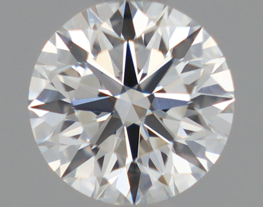 Natural Mined ROUND Diamond - 0.46 Carats, F Color, VVS2 Clarity - Timeless Beauty and Exceptional Brilliance - GIA Certified