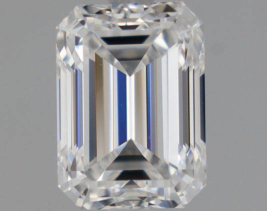 Natural Mined EMERALD Diamond - 0.95 Carats, E Color, VS2 Clarity - Timeless Beauty and Exceptional Brilliance - GIA Certified