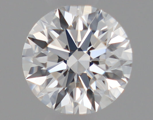 Natural Mined ROUND Diamond - 0.26 Carats, E Color, VVS2 Clarity - Timeless Beauty and Exceptional Brilliance - GIA Certified