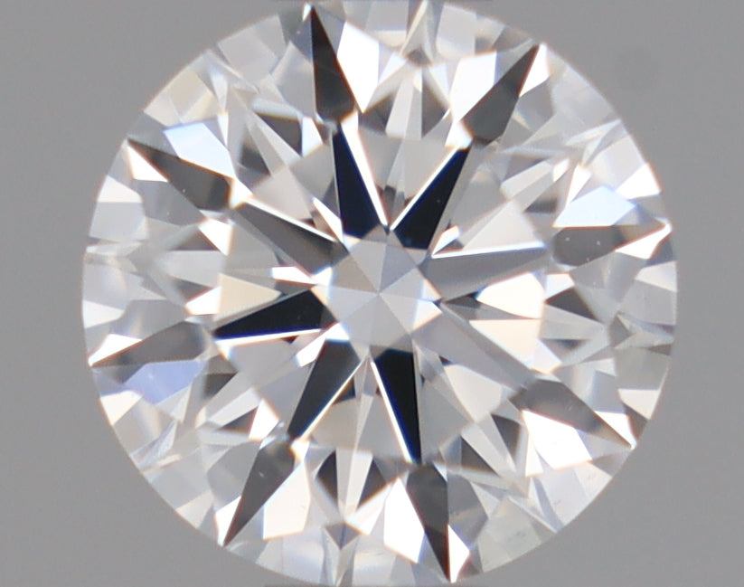 Natural Mined ROUND Diamond - 0.59 Carats, E Color, VS2 Clarity - Timeless Beauty and Exceptional Brilliance - GIA Certified