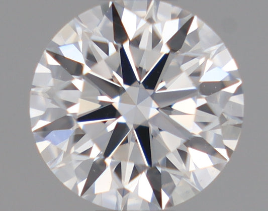 Natural Mined ROUND Diamond - 0.59 Carats, E Color, VS2 Clarity - Timeless Beauty and Exceptional Brilliance - GIA Certified