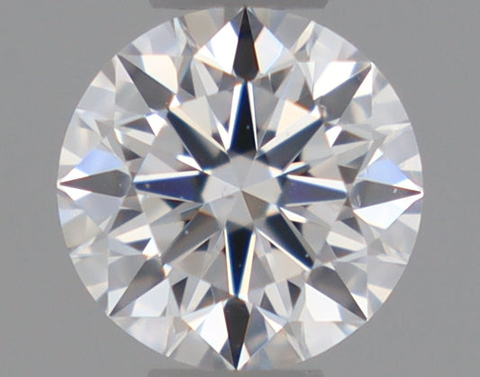 Natural Mined ROUND Diamond - 0.31 Carats, D Color, SI1 Clarity - Timeless Beauty and Exceptional Brilliance - GIA Certified