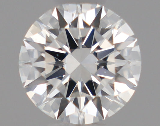 Natural Mined ROUND Diamond - 0.3 Carats, H Color, VVS1 Clarity - Timeless Beauty and Exceptional Brilliance - GIA Certified