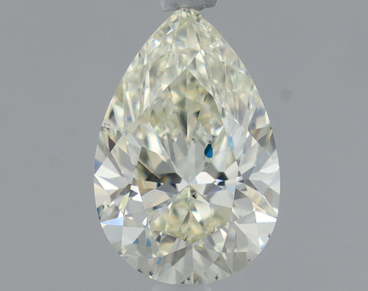Natural Mined Pear Diamond - 0.72 Carats, L Color, VS2 Clarity - Timeless Beauty and Exceptional Brilliance - Non-Certified