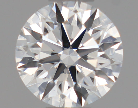 Natural Mined ROUND Diamond - 0.4 Carats, F Color, VS2 Clarity - Timeless Beauty and Exceptional Brilliance - GIA Certified