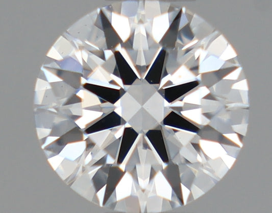 Natural Mined ROUND Diamond - 0.4 Carats, E Color, VS2 Clarity - Timeless Beauty and Exceptional Brilliance - GIA Certified