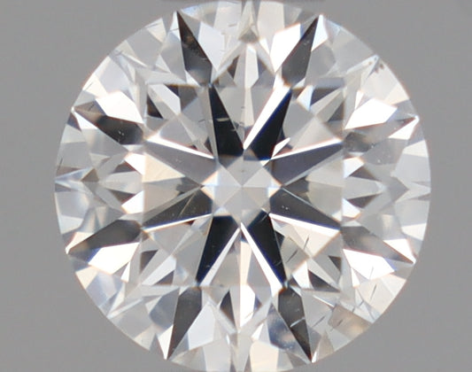 Natural Mined ROUND Diamond - 0.4 Carats, F Color, SI1 Clarity - Timeless Beauty and Exceptional Brilliance - GIA Certified