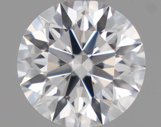 Natural Mined ROUND Diamond - 0.6 Carats, D Color, VVS2 Clarity - Timeless Beauty and Exceptional Brilliance - GIA Certified