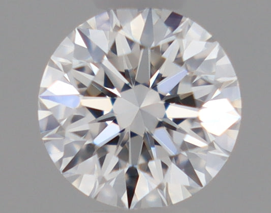 Natural Mined ROUND Diamond - 0.3 Carats, D Color, VVS2 Clarity - Timeless Beauty and Exceptional Brilliance - GIA Certified