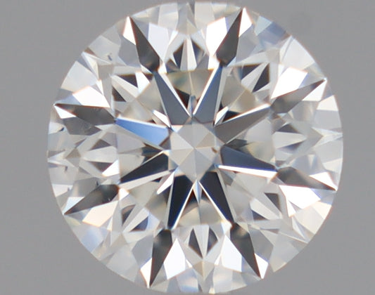 Natural Mined ROUND Diamond - 0.55 Carats, H Color, VS2 Clarity - Timeless Beauty and Exceptional Brilliance - GIA Certified