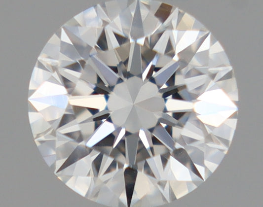 Natural Mined ROUND Diamond - 0.4 Carats, F Color, VS2 Clarity - Timeless Beauty and Exceptional Brilliance - GIA Certified