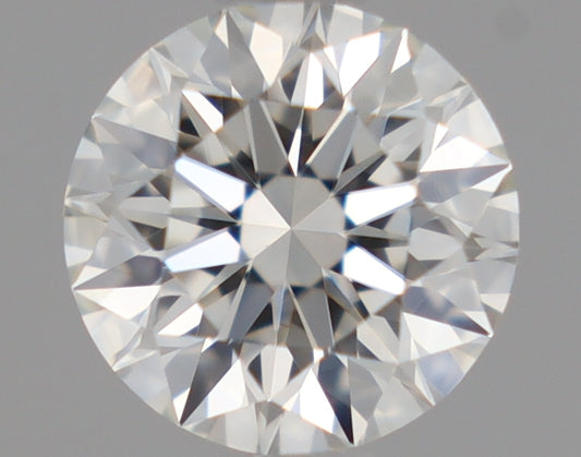 Natural Mined ROUND Diamond - 0.6 Carats, I Color, VVS2 Clarity - Timeless Beauty and Exceptional Brilliance - GIA Certified