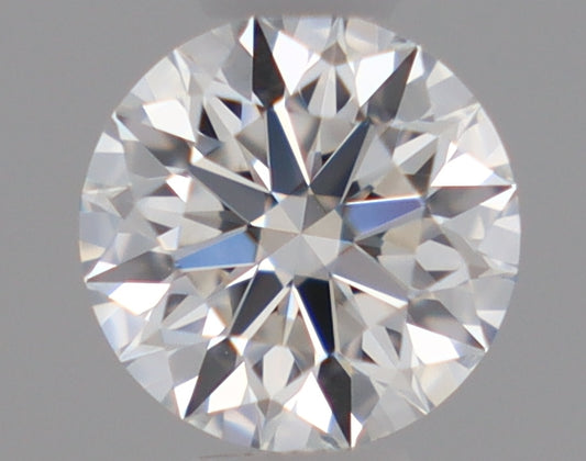 Natural Mined ROUND Diamond - 0.3 Carats, F Color, VVS2 Clarity - Timeless Beauty and Exceptional Brilliance - GIA Certified