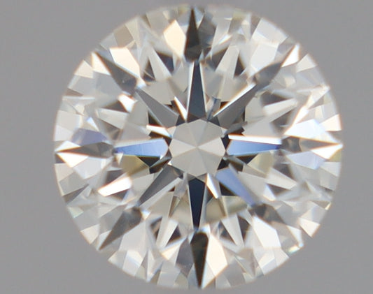 Natural Mined ROUND Diamond - 0.5 Carats, H Color, VVS2 Clarity - Timeless Beauty and Exceptional Brilliance - IGI Certified