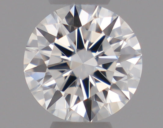 Natural Mined ROUND Diamond - 0.26 Carats, F Color, VVS1 Clarity - Timeless Beauty and Exceptional Brilliance - GIA Certified