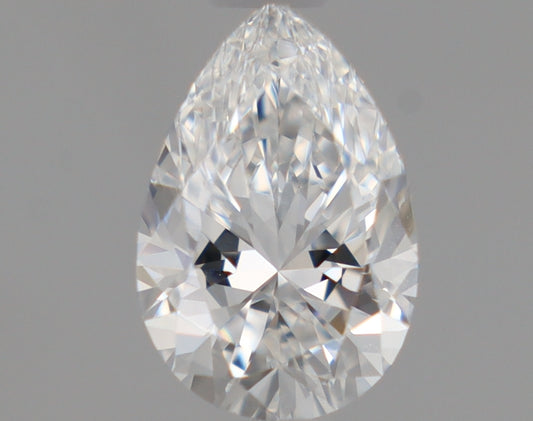 Natural Mined PEAR Diamond - 0.5 Carats, E Color, VS1 Clarity - Timeless Beauty and Exceptional Brilliance - GIA Certified