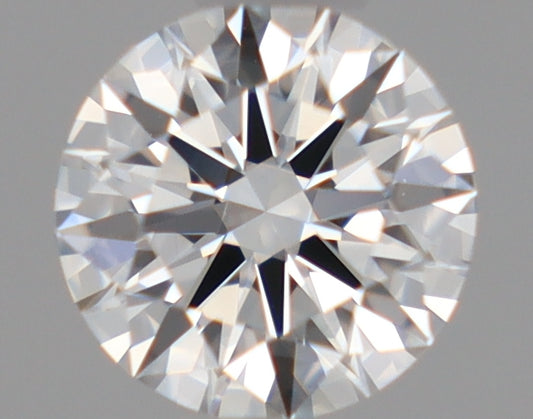 Natural Mined ROUND Diamond - 0.33 Carats, G Color, VVS2 Clarity - Timeless Beauty and Exceptional Brilliance - GIA Certified