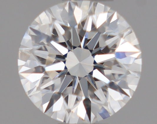 Natural Mined ROUND Diamond - 0.41 Carats, E Color, VVS1 Clarity - Timeless Beauty and Exceptional Brilliance - GIA Certified
